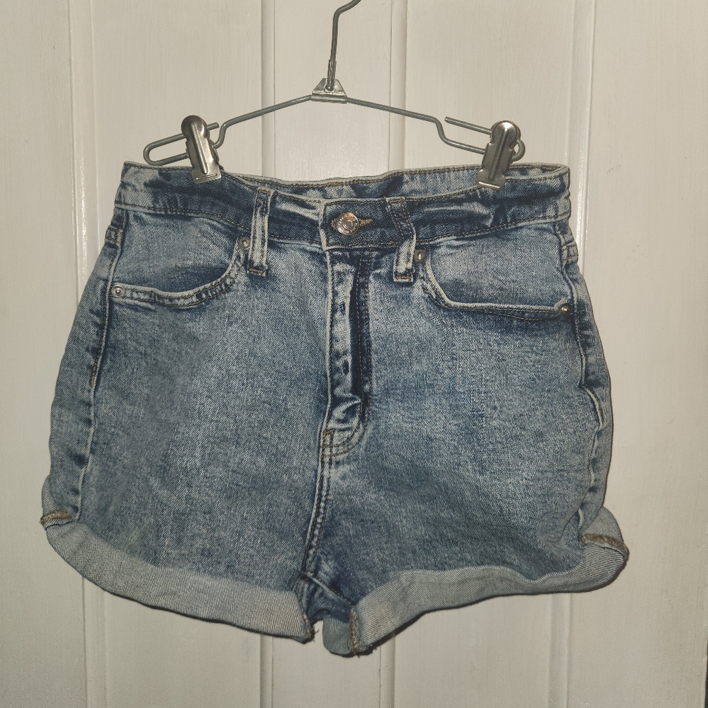 Classic Blue Denim Women's Shorts